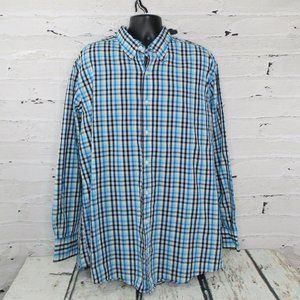 Nautica Career Casual Cotton Plaid Shirt